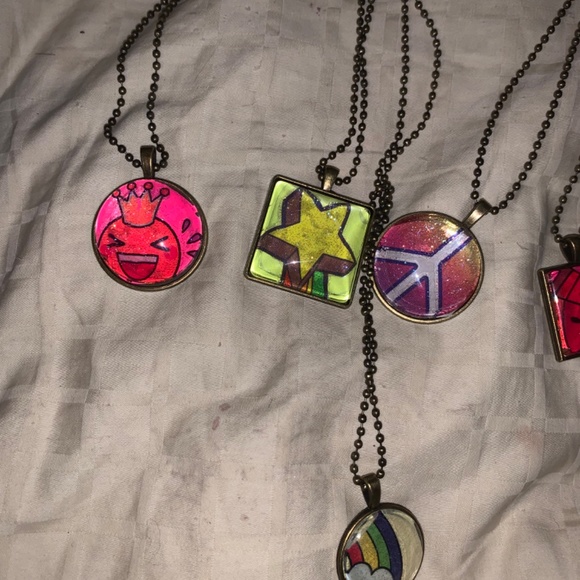 Sugar Stain Glass Necklace - Picture 3 of 10